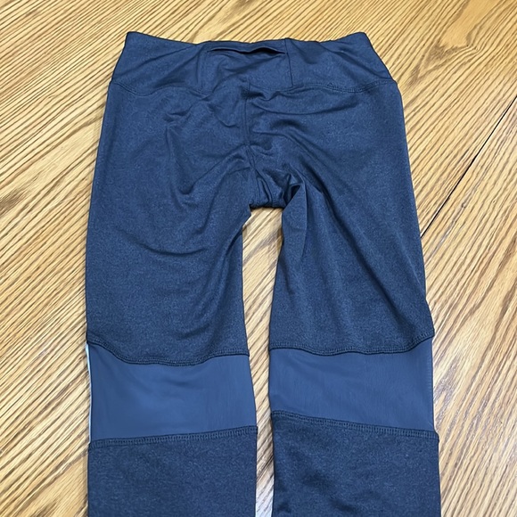 Asics Gray Leggings, like new, extra details are sheer back knee, pocket on back - Picture 2 of 5